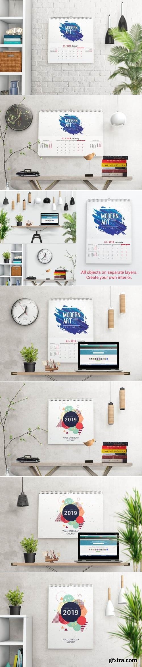 Wall Calendar Mockups