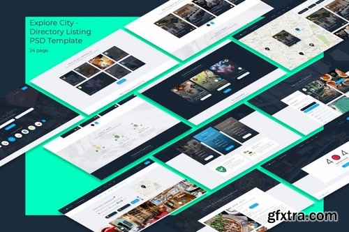 Explore City - Directory Listing PSD Template