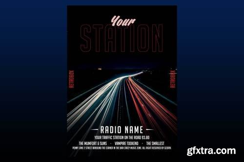 Your Station Flyer Poster