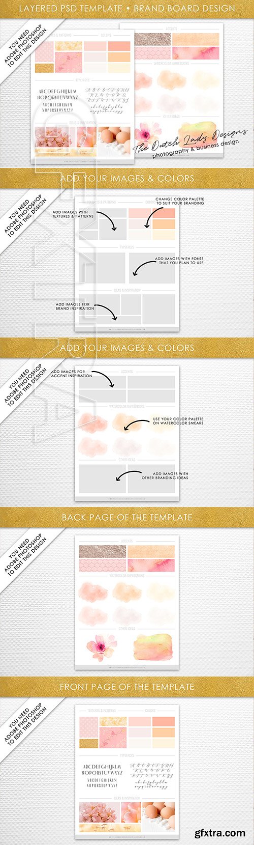 CM - Brand Board Template - Design 5 2660777