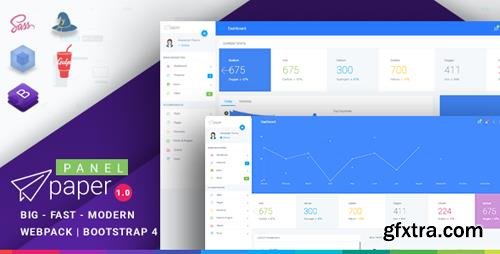 ThemeForest - Paper v1.0.1 - Bootstrap 4 Admin Template - 21985348