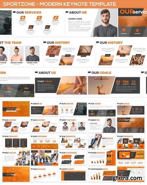 Sportzone - Modern Keynote Template