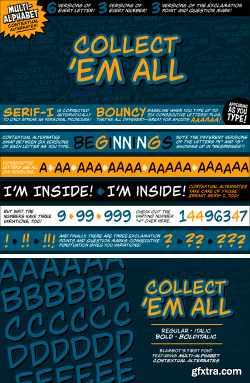 Collect Em All BB Font Family