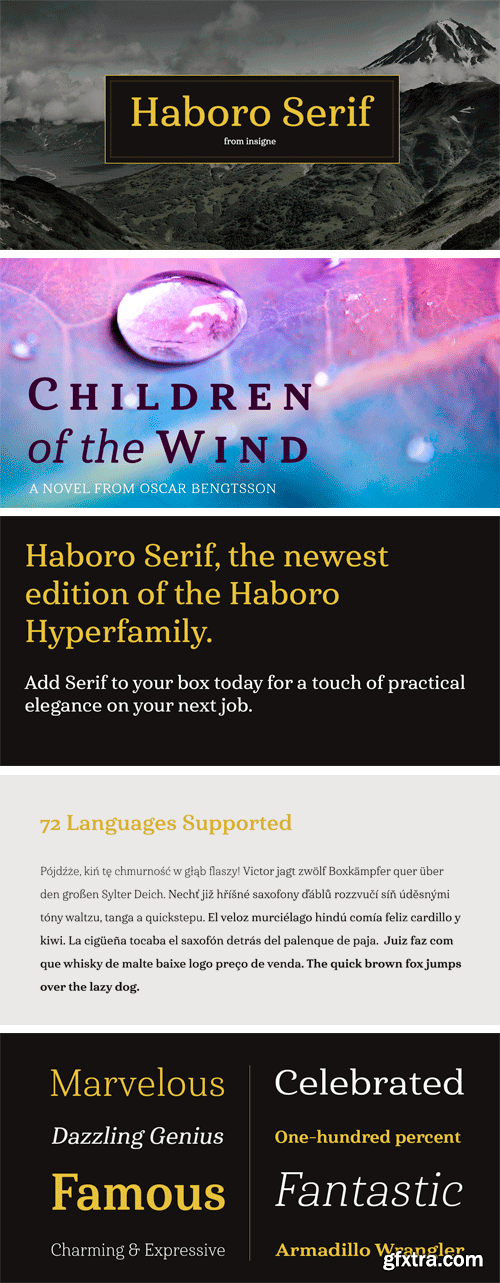 Haboro Serif Font Family