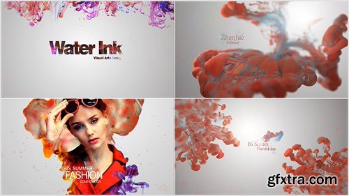 Videohive Water Ink Package 20933155