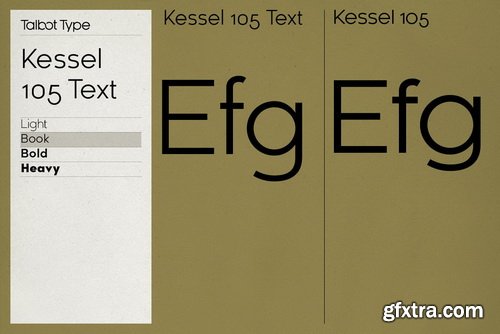 Kessel 105 Text Font Family