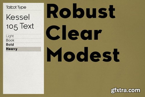 Kessel 105 Text Font Family