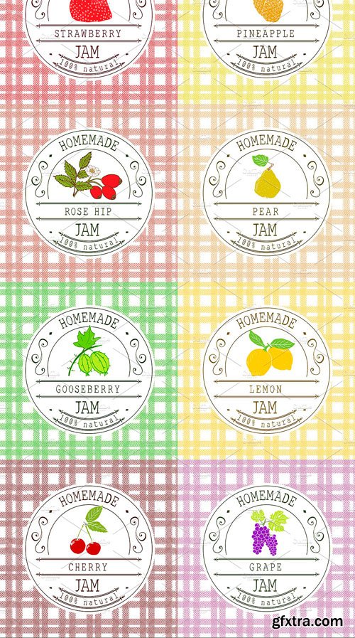 CM - Jam Labels Design Template Vol.3