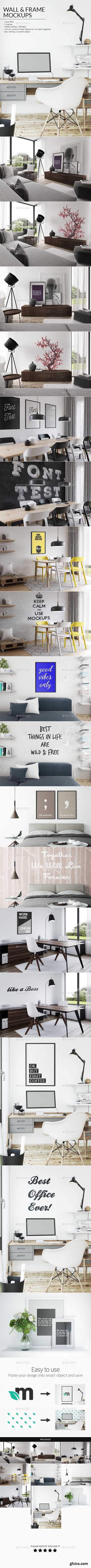 Art Wall & Frame Mockups 19607676