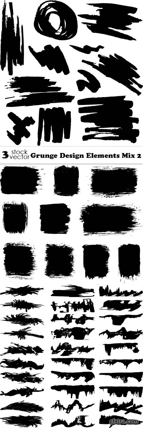 Vectors - Grunge Design Elements Mix 2