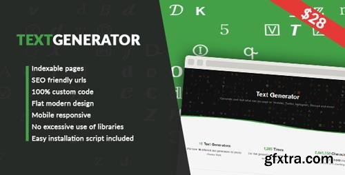 CodeCanyon - Text Generator v1.0 - 22005317