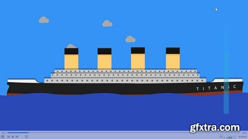 Learn After Effects by creating sinking Titanic Animation