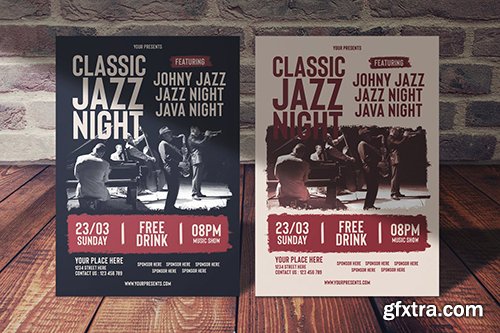 Classic Jazz Night Flyer