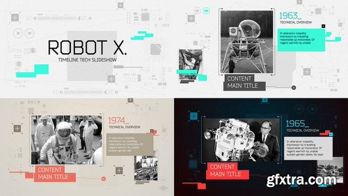 Videohive Robot X. Timeline Slideshow 15994369