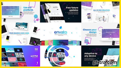 Videohive Website / Design & Development Agency Presentation 20725490