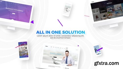 Videohive Website / Design & Development Agency Presentation 20725490