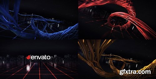 Videohive Digital Wire Ribbon Logo Reveals 21149220