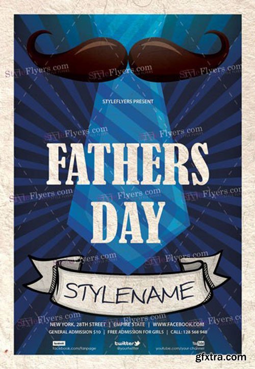 Fathers Day V9 PSD Flyer Template