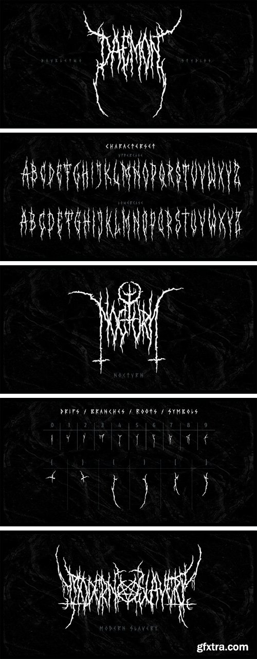 XXII Daemon Font