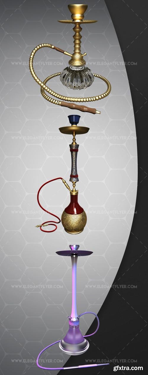 Hookah V1 2018 Premium 3d Render Templates