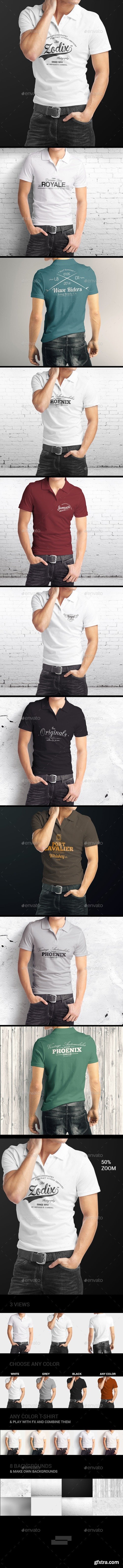 Graphicriver - Man Polo Shirt Mock-Up 9109076