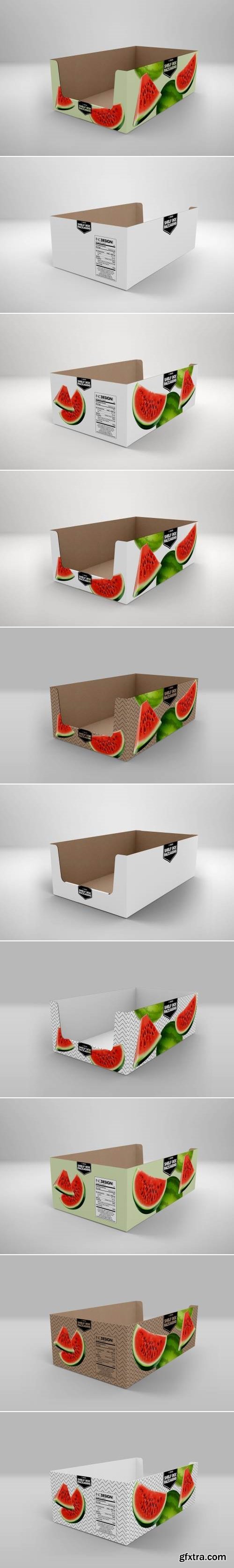 Retail Shelf Box No.06 Packaging Mockup