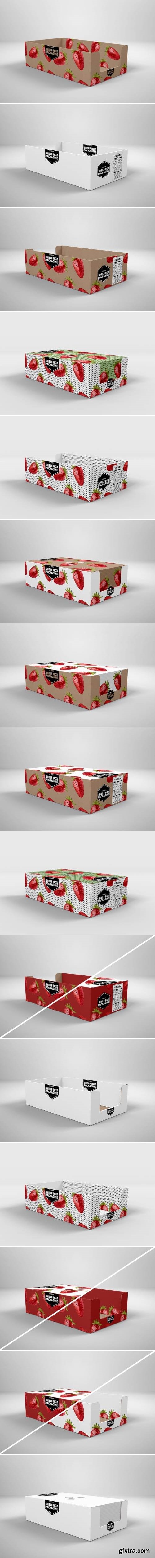 Retail Shelf Box No.07 Packaging Mockup