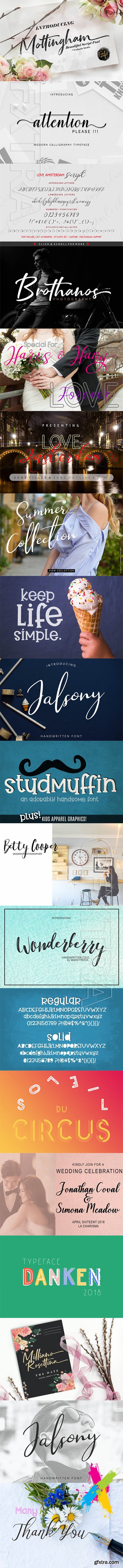 Mega collection fonts vol. 4