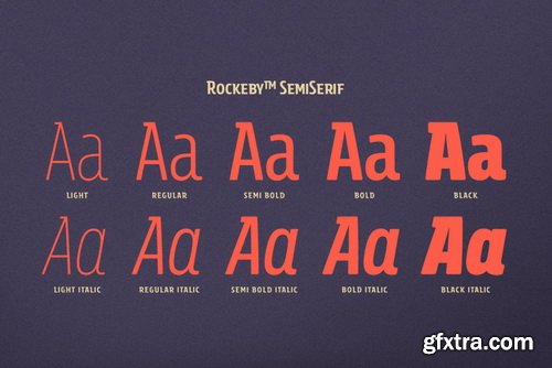 Rockeby Semiserif Font Family