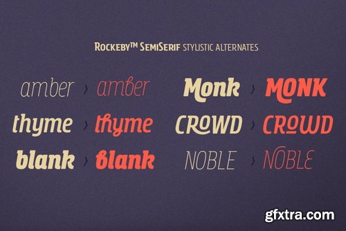 Rockeby Semiserif Font Family