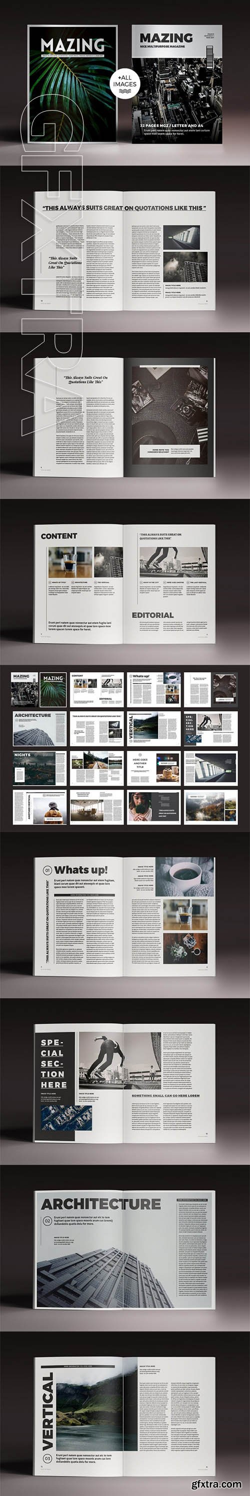 Mazing Magazine Indesign Template