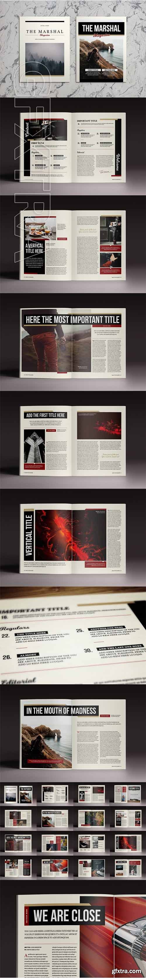 The Marshall Indesign Template