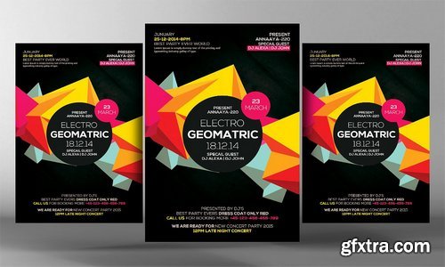 CM - Electro Vibes Geometric Flyer 2543439