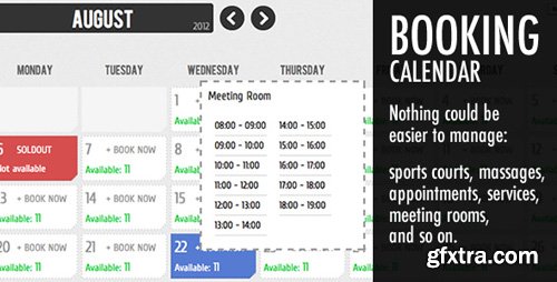 CodeCanyon - Booking Calendar v3.2 - 2684019