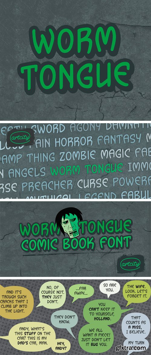 Wormtongue Font Family