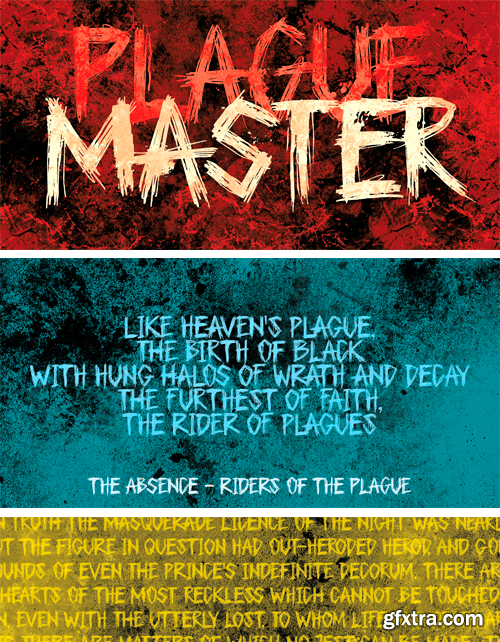 Plague Master Font Family