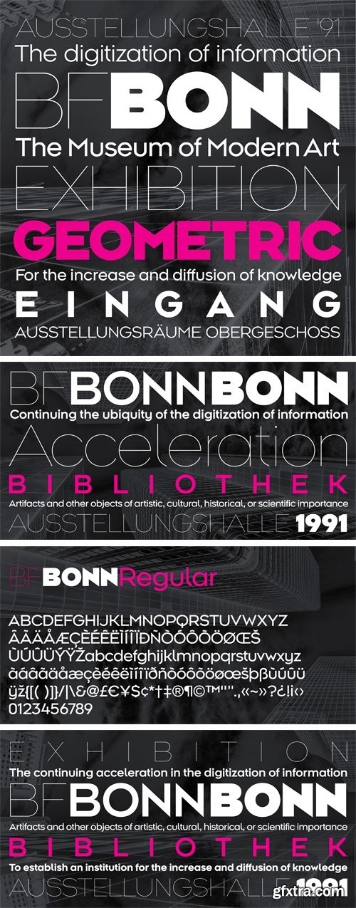 BF Bonn Font Family