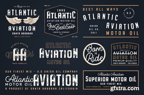 Buckwheat Vintage Font Collection