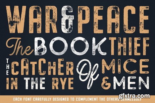 Buckwheat Vintage Font Collection