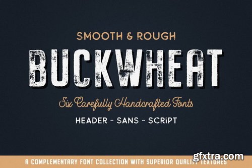 Buckwheat Vintage Font Collection