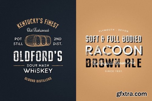 Buckwheat Vintage Font Collection