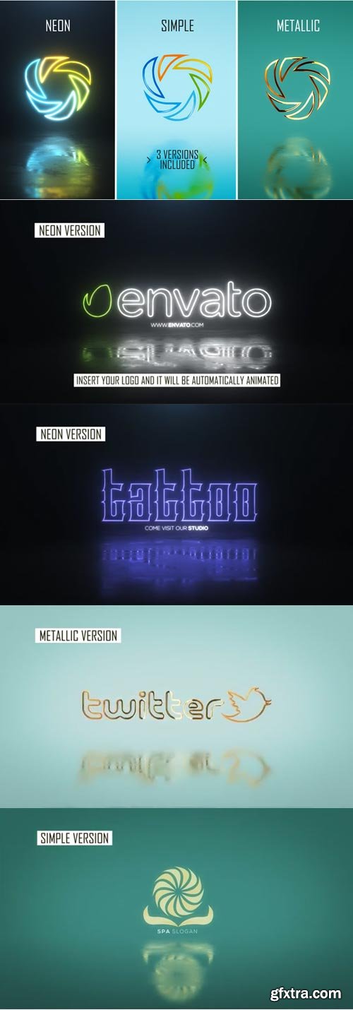 Videohive - Minimal Logo Pack (3 versions) - 21833824