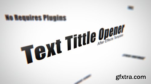 Videohive Text Tittle Opener 3251281