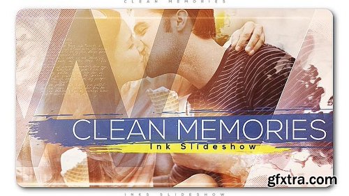 Videohive Clean Memories Inks Slideshow 20830706