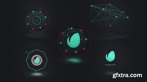 Videohive Connected Shapes Logo Reveal 19301489