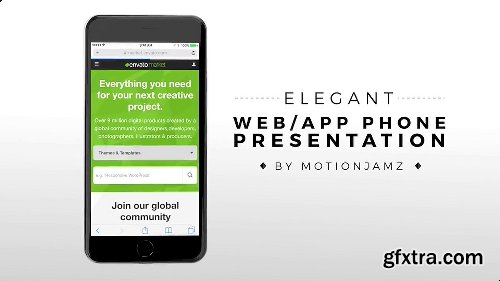 Videohive Elegant Web / App Phone Presentation 19053957