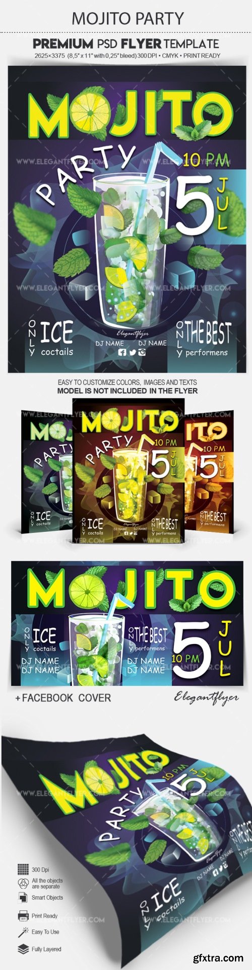 Mojito Party – Flyer PSD Template