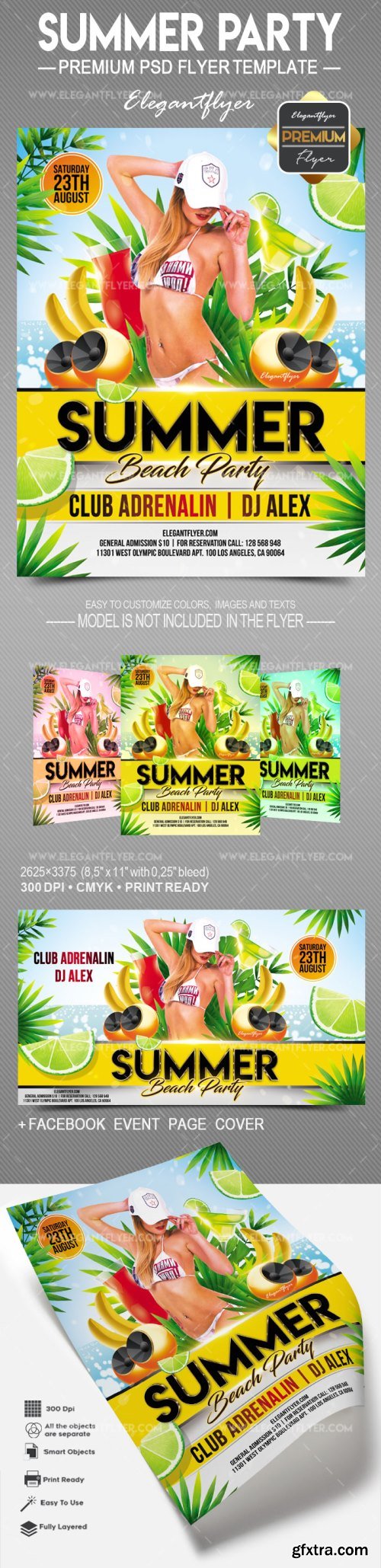 Summer Party – Flyer PSD Template