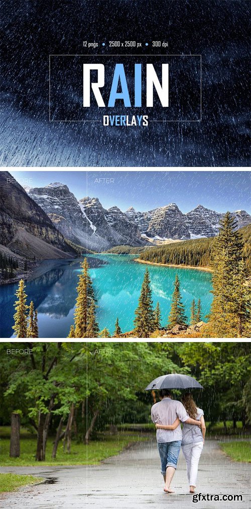 Designbundles - Rain Overlays