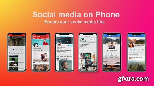 Videohive Social Media on Phone 22030858